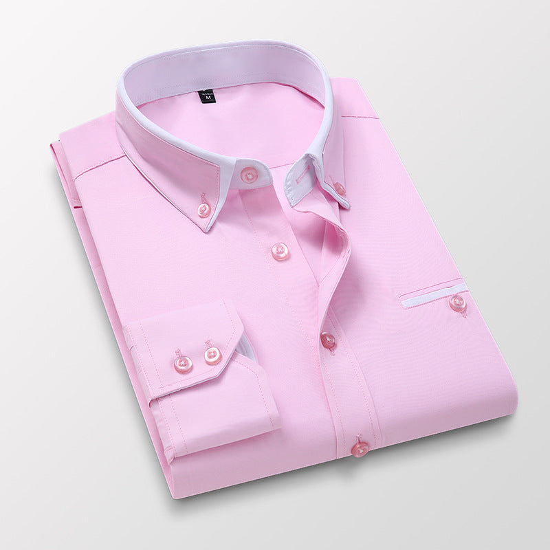 TRAVIS | CAMICIA CLASSICA A MANICHE LUNGHE