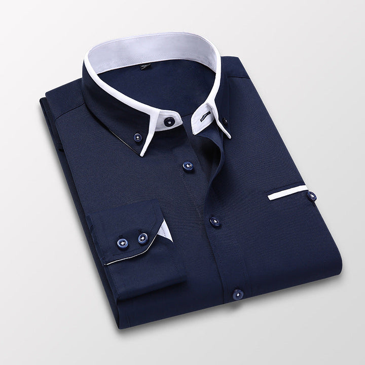 TRAVIS | CAMICIA CLASSICA A MANICHE LUNGHE