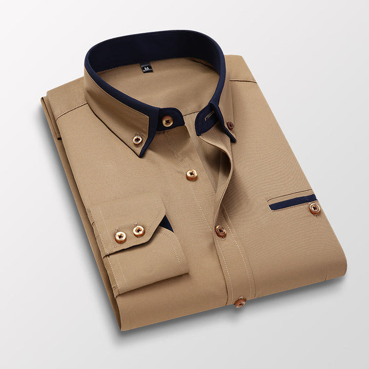 TRAVIS | CAMICIA CLASSICA A MANICHE LUNGHE