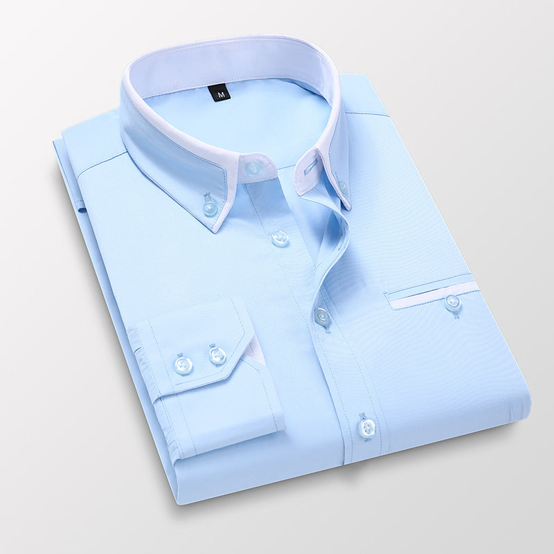 TRAVIS | CAMICIA CLASSICA A MANICHE LUNGHE