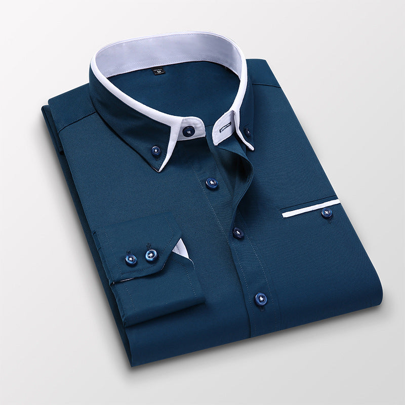 TRAVIS | CAMICIA CLASSICA A MANICHE LUNGHE