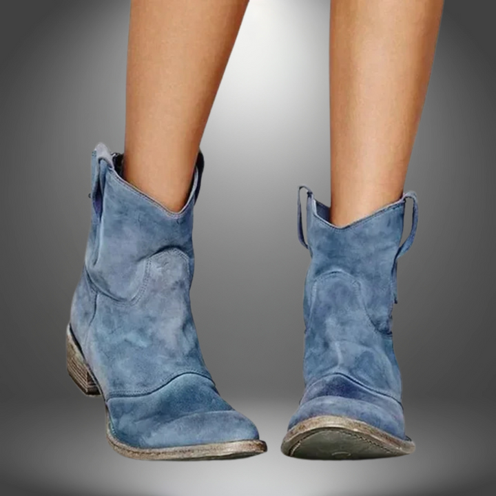 Giovanna | Stivaletti Cowboy in Pelle Vintage