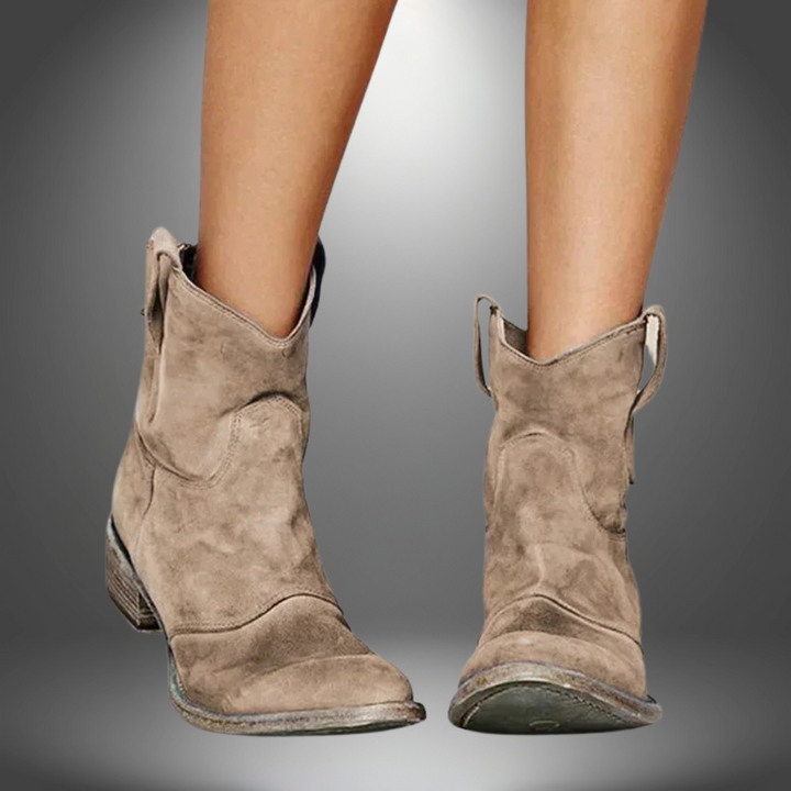 Giovanna | Stivaletti Cowboy in Pelle Vintage